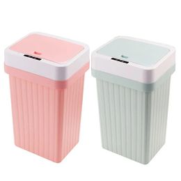 12L Smart Sensor Trash Can Matic Dustbin Abs Touchless Garbage Bin 0530 Drop Delivery Dhqxk