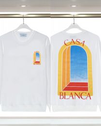 Casa Blanca Man Designer Hoodie Long Shirt Men Women Tees Sweatshirts Tops Man Casual Chest Letter Hoodie Luxury Street Long Sleeve Clothes Casablanc Hoodies 247