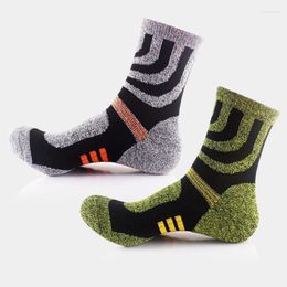 Men's Socks Professional Sports Men Basketball Soccer Man Running Cycling Long Thick Towel Outdoor Calcetines