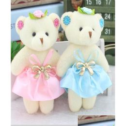 Stuffed & Plush Animals Diamond Bear Mini P Toys Cartoon Stuffed Small Gift Whole Wedding Candy Doll Bag Flower Material5017085 Drop D Dh4Gb