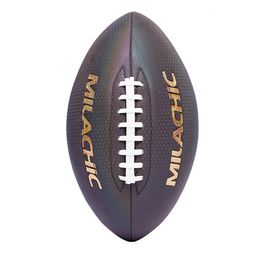 Size 6 American Football Rugby Ball Footbll Competition Training Practise Team Sports Reflective y240116