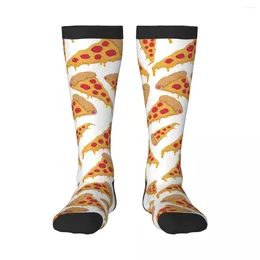 Men's Socks Slice Pizza Harajuku Business Sports Outdoor Long Sox