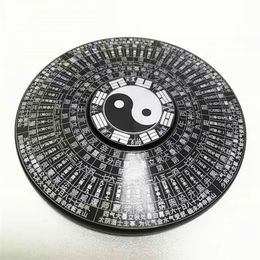 Chinese Style Fingertip Gyro Feng Shui Compass Tai Chi Big Finger Spinner Metal Decompression Artifact ADHD Relax Toy 240115