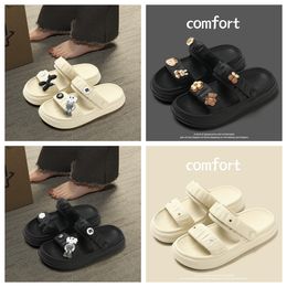 Big sandals soft Womens Summer New EVA Thick bottom anti slip home furnishings Odorless feet outdoor indoor Two pronged shoe EUR 35-40