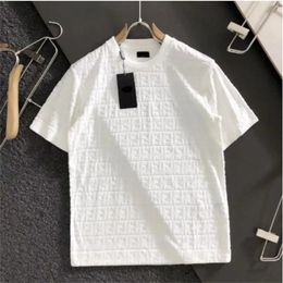 Camicia casual da uomo Polo Designer 3d Lettera Jacquard Button T-shirt Uomo Donna Business Tshirt Maglietta a maniche corte Felpa in cotone Pullover