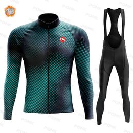 Winter Cycling Jersey Set Mens Thermal Fleece Clothing MTB Jackets Ropa Ciclismo Triathlon Bicycle 240116