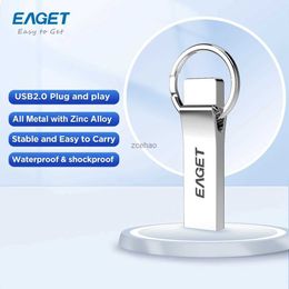 USB Flash Drives EAGET U9H Mini USB Stick Pendrive Memory Stick Available in 64GB/32GB/16GB/8GB Micro Metal USB2.0 Flash Drive