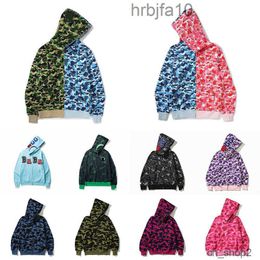 Shark Hoodie Full Zip Up Hoodies for Woman Black Camouflage Jacket Blue Hoody Hooded Sweatshirt Bapesta 8ely U90QPBZO PBZO