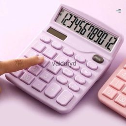 Calculators Desktop calculator battery/solar sensitive button anti-skid base high-definition accounting financial tool 12-digit calculatorvaiduryd