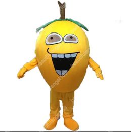 Halloween Loquat Mascot Costume High Quality customize Cartoon Plush Tooth Anime theme character Adult Size Christmas Carnival fancy dress