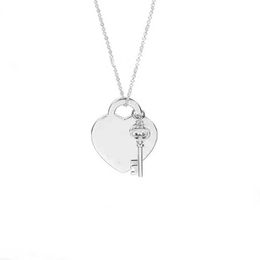 Girls Party Gathering Jewellery Accessories 925 Silver Enamel Stainless Steel Chain Heart Pendant Ladies Necklace EAJC P4DW