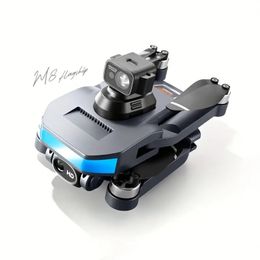 M8 PRO Foldable Brushless Drone: 360-degree Laser Obstacle Avoidance, Optical Flow Positioning, LED Lights, 5G WiFi, Intelligent Return & Follow, Plus Storage Bag & Color Box!