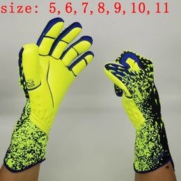 Professional Football Goalkeeper Soccer Gloves Latex Thickened Adults Goalkeeper Soccer Sports Football Gloves For Kids 240116