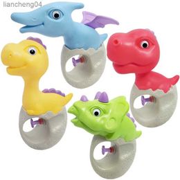 Sand Play Water Fun Dinosaur Water Gun Bathing Toys Shooting Fight Beach Swimming Pool Summer Toys for Children Baby Birthday Gifts