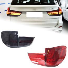 Car Styling Rear Lights for BMW X5 F15 2014-20 18 LED Taillight Dynamic Turn Signal Light Tail Lamp Assembly
