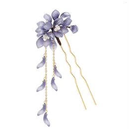 Hair Clips Hairpin With Pearl Decor Stable Grip Wedding Bridal Beauty Headwear For Cosplay Party Chinese Cloth Cheongsam