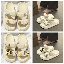 Big eyed sandals super soft Women's Summer New Style eva Thick bottom anti slip home furnishings Odorless feet outdoor indoor Two pronged slip on shoes