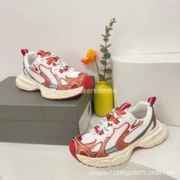 Casual Track Triple S Elevated Balencagas 3XL Shoes Versatile Sneakers Sneaker Paris Thick Classic Couple 2023s New Sole Ins Fashion 0W93