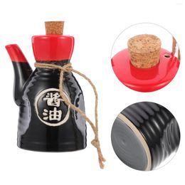 Dinnerware Sets Vinegar Bottle Japanese Dispenser Liquid Soy Sauce Dispensers Ceramics Style Holder Sushi Container