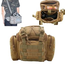 High Quality Military Tactical Backpack Waist Pack Waist Bag Mochilas Molle Camping Hiking Pouch 3P Chest Bag 240115
