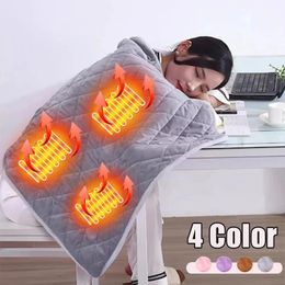 Usb Electric Blanket Powered By Power Bank Winter Bed Warmer USB Heated Blankets Body Thicker Heater Bed Warmer Machine Office 240115