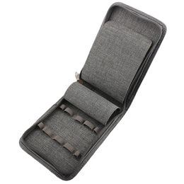 4 Colors Pen Pouch Pencil Case Bag Gray Available for 10 Fountain Pen / Rollerball Pen Case Holder Storage Organizer Waterproof 240115