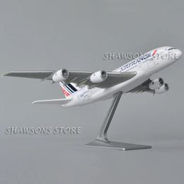 1 250 Scale Model Plane Toy Airbus A380 Aerobus Air France Airliner Aircraft Miniature Replica Aeroplane 240115
