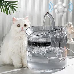 Cat Water Fountain Auto Filter USB Electric Mute Drinker Bowl Recirculate Filtring for Cats Pet Dispenser 240116