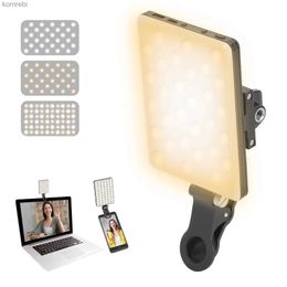 Selfie Lights Leds Photography Lighting Kit Fill Light for Studio Lights Selfie Clip Fill Light Led Video Fill Light Computer Video ConferenceL240116