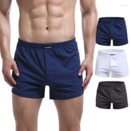 Underpants Men Underwear Cotton Loose Boxer Sleep Ome Elastic Waisand Boxersorts Calzoncillo