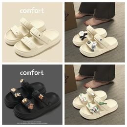 Big eyed sandals super soft Women's Summer New Style eva Thick bottom anti slip home furnishings Odorless feet outdoor indoor Two pronged slip on shoes EUR 35-40