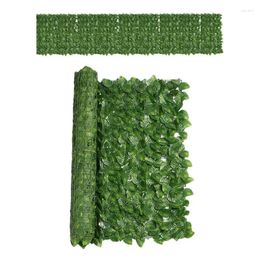 Decorative Flowers Artificial Ivy Fence Screening Privacy Protect Hedge Panel Green Faux For Home Balcony Decoration