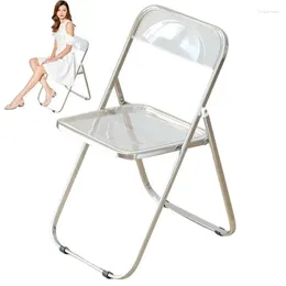 Chair Covers Acrylic Dining Stackable Clear Foldable Indoor Modern Folding Chairs Fold Up Event For Party Supplies