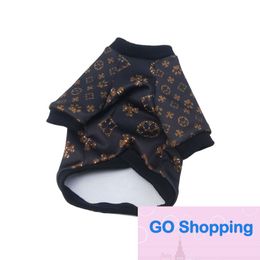 Brand Fashion Dog Clothes Net Red Same Style Presbyopic Printed Dogs Clothes Spring and Autumn Elastic Small Dog Pet Clothe High-end