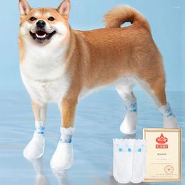 Dog Apparel Boots Paws Thickened Waterproof And Dustproof Disposable With Adjustable Straps For Pet Cat Shoes