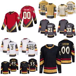 Custom Hockey 16 Pavel Dorofeyev Jerseys 33 Adin Hill 36 Logan Thompson 3 Brayden McNabb 43 Paul Cotter 49 Ivan Barbashev 21 Brett Howden 9 Jack Eichel Youth Women Men