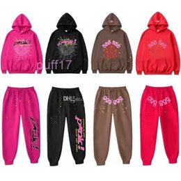 Sp5der Hoodie Mens Tracksuits Young Thug 555555 Fashion Streetwear Suit Sport Set Spiders 555 Print Sweatshirts 07IF 7Z9W