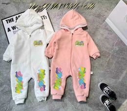 Brand infant jumpsuits boys girls Knitted set Size 52-100 Colorful cartoon character pattern newborn baby Crawling suit Jan10