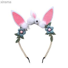 Headbands Bunnys Ear Headband Easter Headband Bunnys Headband Easter Party HatRabbit Hairband Rabbit Headband Bunnys Hairband R7RF YQ240116