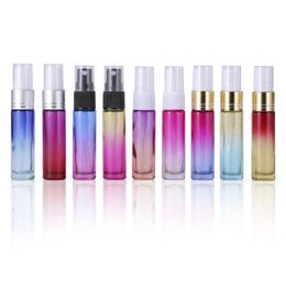 Best Price 768pcs/lot Mini Perfume Spray Bottles Multicolor Travel Empty Glass Perfume Vials With Clear Lid Free Shipping