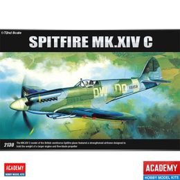 Academy 12484 1/72 Spitfire MK.XIVC FIGHTER PLANE Model Kit Plastic model 240115