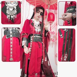 Hoodie Anime Costumes Anime Tian Guan Ci Fu Cosplay Hua Cheng Come Heaven Official's Bless Huacheng Red Come Men Women Chinese Anime Cos Theme Tasty Piglet Loguat 78