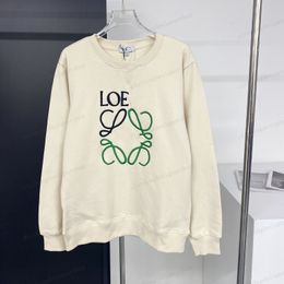 designer hoodie summer lows sweatshirt high version Lowes brand Designer long-sleeved round neck pure cotton matte wear-resistant comfortable loe top coat