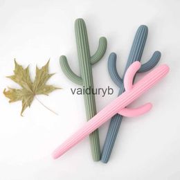 Baby Teethers Toys Baby Shower Gifts Silicone Teethers Fidget Toys For Newborns Cactus Shape Straw Teething Infant Chewing Toy ldren's Productsvaiduryb