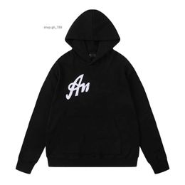 Amirris Mens Sweatshirts Am Hoodies High Street Angel Cupid Steel Fork Foaming Print Lane Crawford Hoodie Fashion Streetwear 2 PS8G