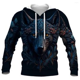 Men's Hoodies 2024 Hooded Sweatshirt Hoodie 3D Printed Pullover Oversized Mens Clothing Tops Male Spring Fall Loose Vintage Clothes