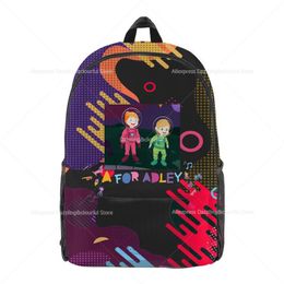 Bags Youthful A for Adley Unicorn Ice Cream Rainbow School Bags Notebook Backpacks 3D Printed Oxford Waterproof Funny Travel Bags