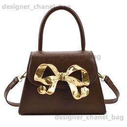 Shoulder Bags 2202 Brand Shoulder Bags for Women High Quality PU Crossbody Bag Fashion Purses and Handbag Designer Satchel Cute Bowknot Wallet T240116