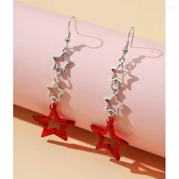 Dangle Earrings Unique Star Punk Valentines Day Gifts Hollow