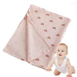 Blankets Muslin Baby Blanket Summer Cotton Skin-Friendly Comfortable Receiving Breathable For Girls Kids Boys